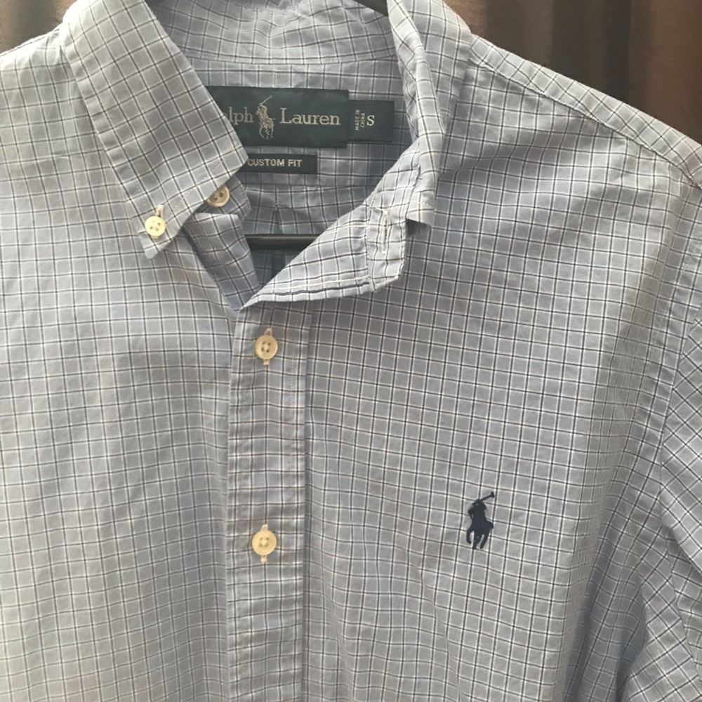 Ralph Lauren polo plaid button up shirt